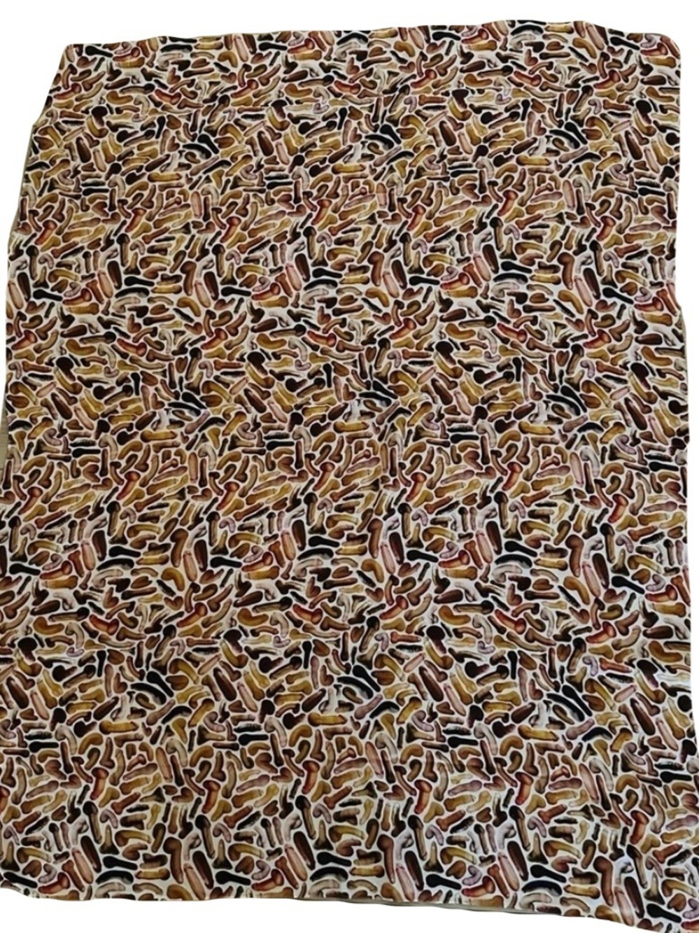 Bas Kosters Silk Phallic Graphic Scarf In Box Dutch Designer Wearable Art